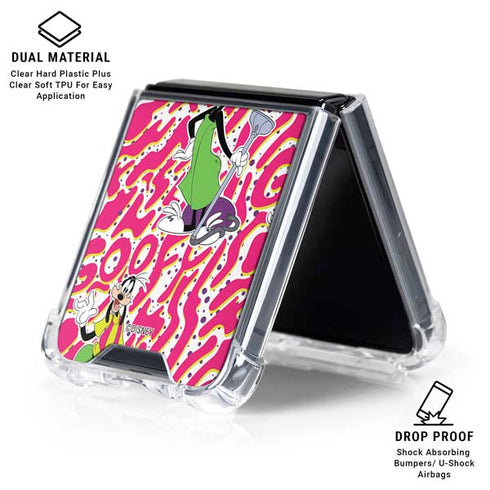 Disney Goofy Goof Galaxy Z Flip6 Clear Case